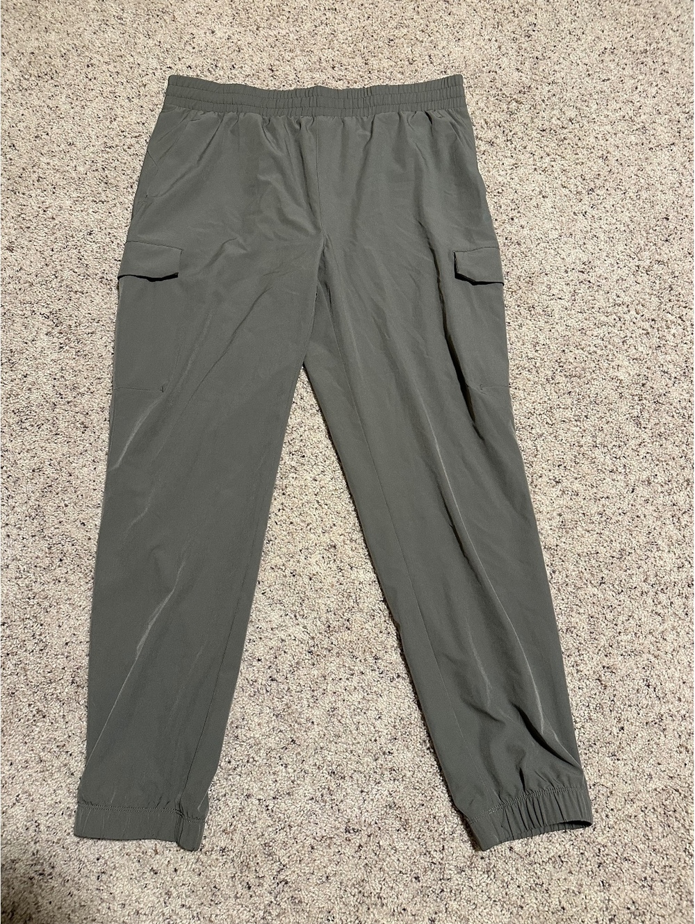 Asics Men's Cargo Jogger Pants XL Olive Green